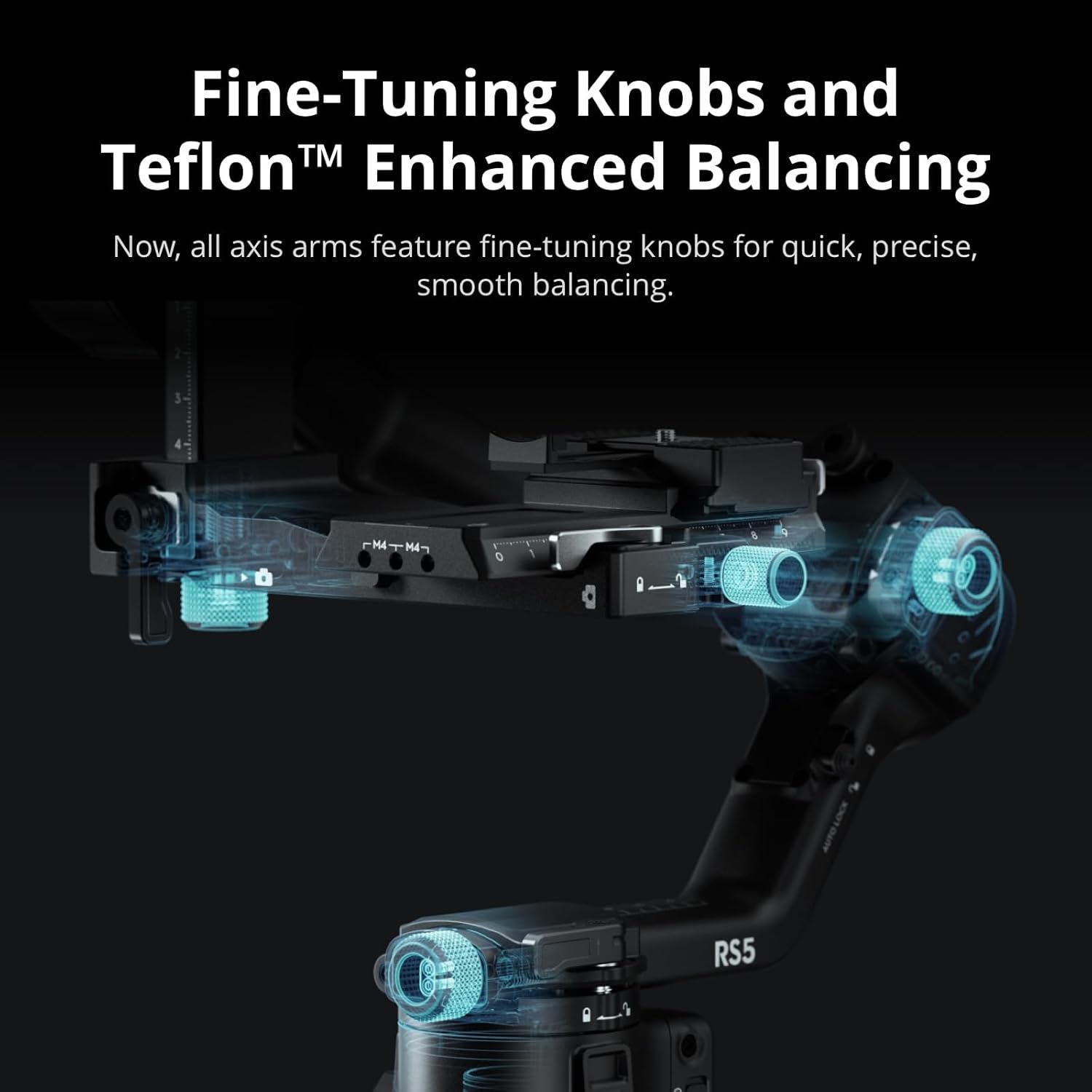 DJI RS 5 Camera Gimbal Stabilizer – Canon / Sony / Nikon / Fujifilm